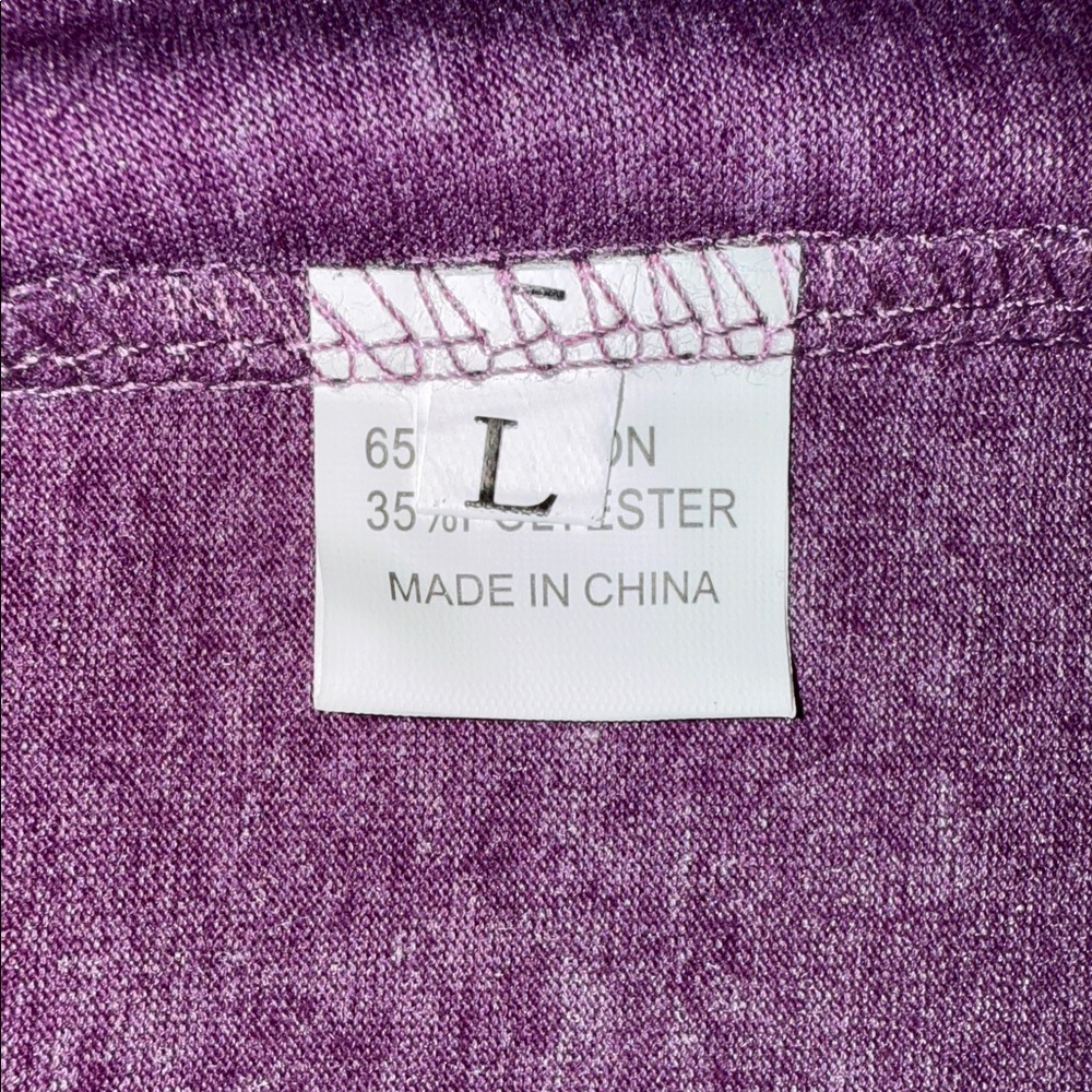 Purple Graphic Tee - Fall Sweet Fall - Size Large - Picture 5 of 7